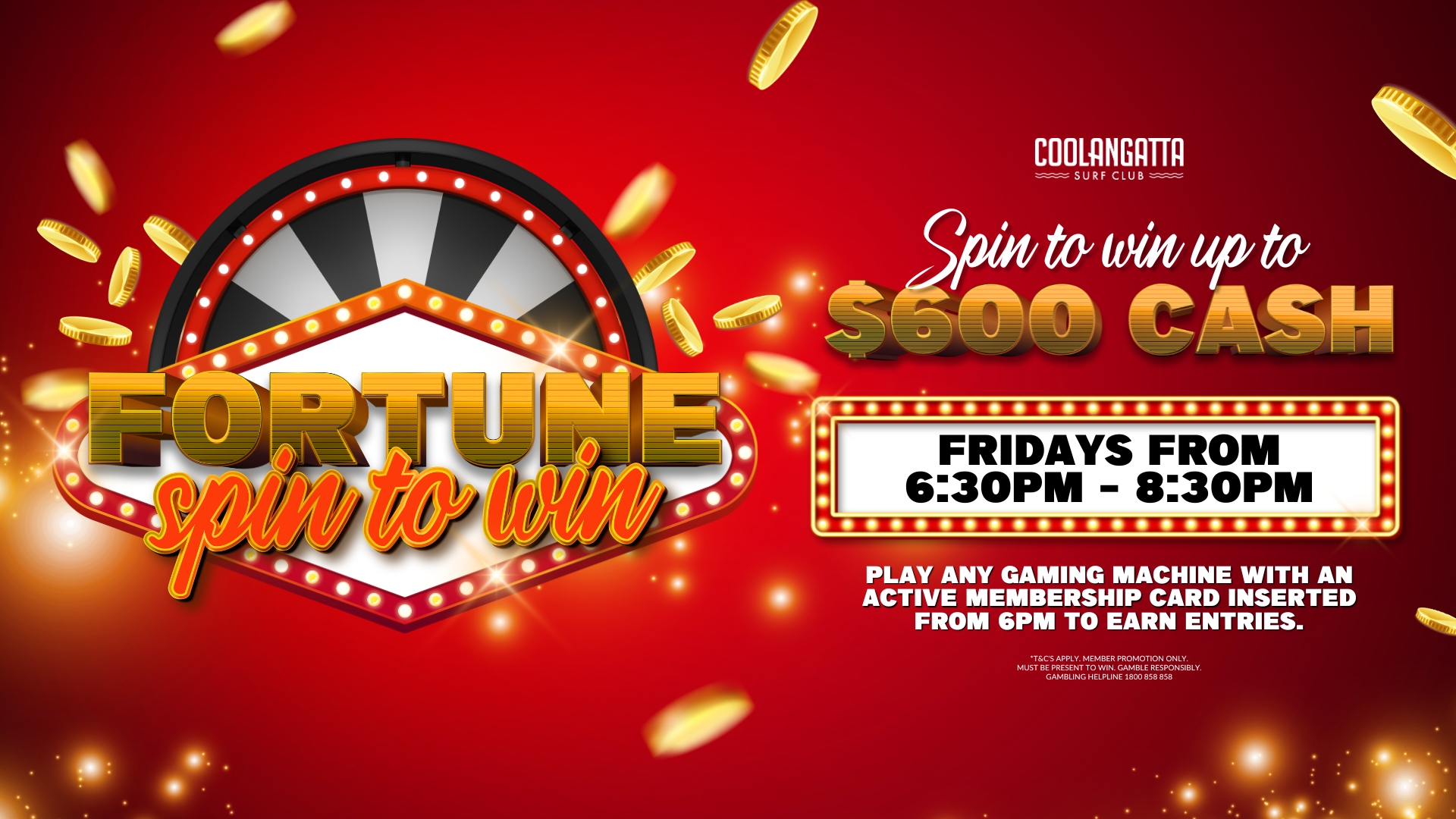 COOLY Fortune Spin to Win Gaming Promotion